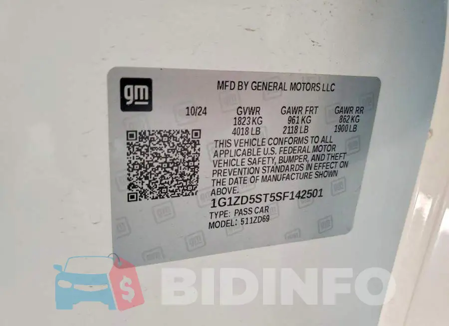 1G1ZD5ST5SF142501 Photo# 13