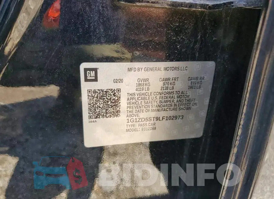 1G1ZD5ST9LF102973 Photo# 12