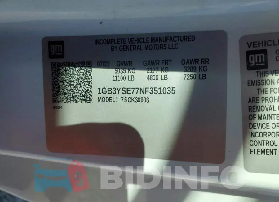 1GB3YSE77NF351035 Photo# 12
