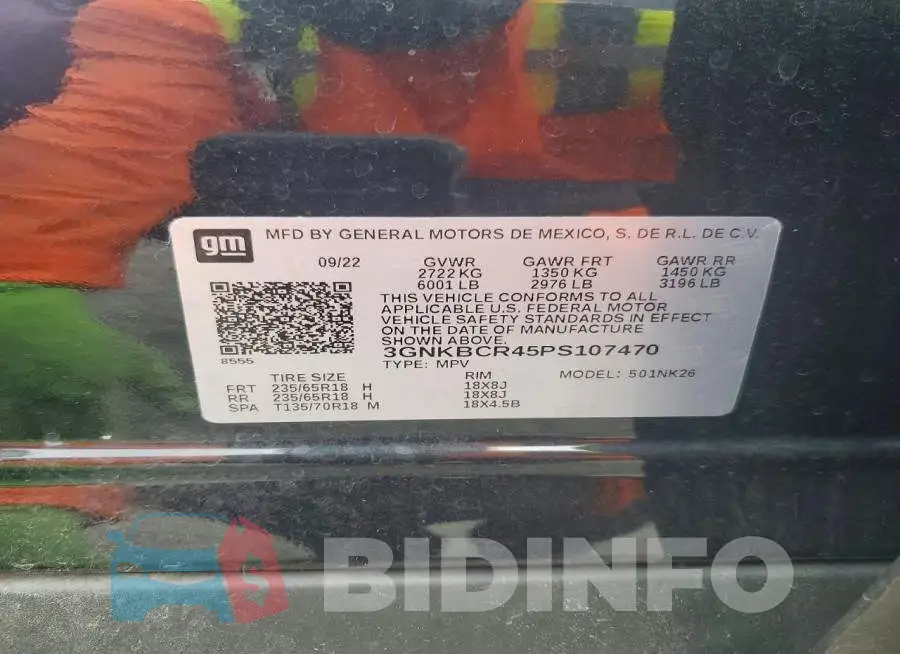 3GNKBCR45PS107470 Photo# 13