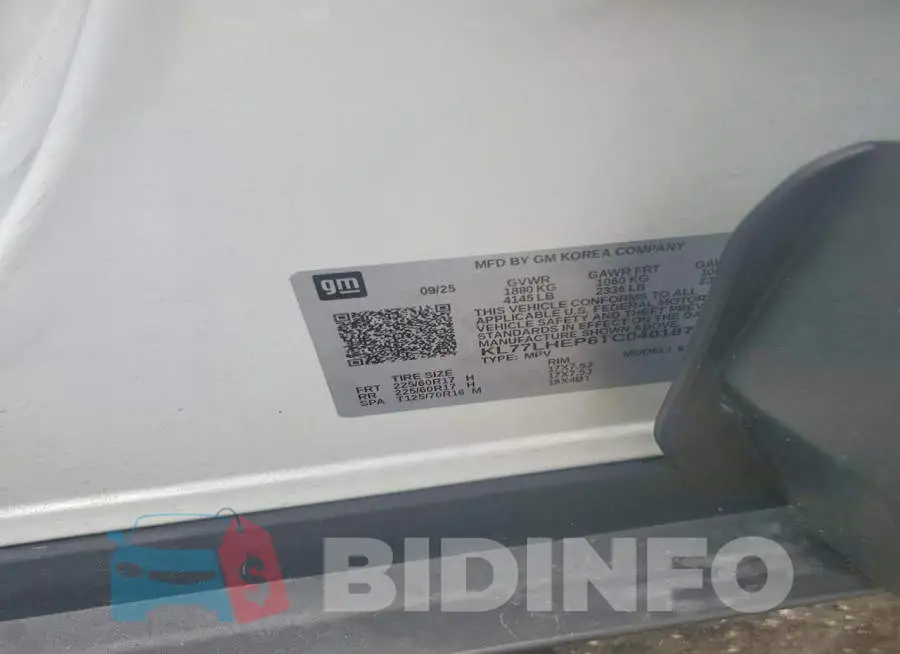 KL77LHEP6TC040187 Photo# 13