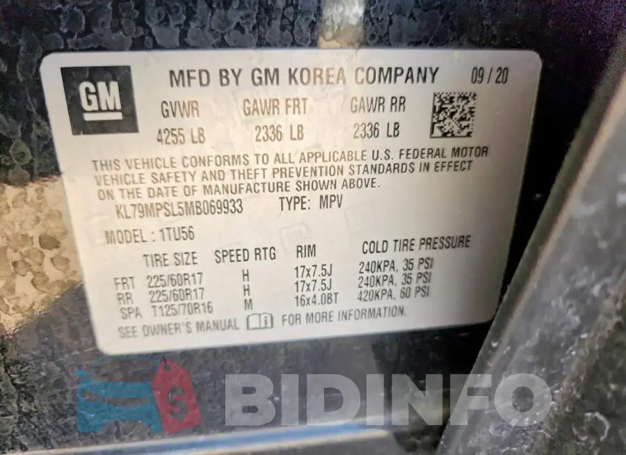 KL79MPSL5MB069933 Photo# 12