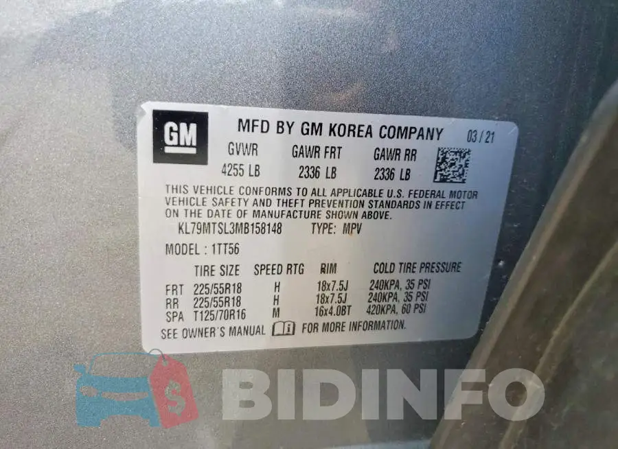 KL79MTSL3MB158148 Photo# 13