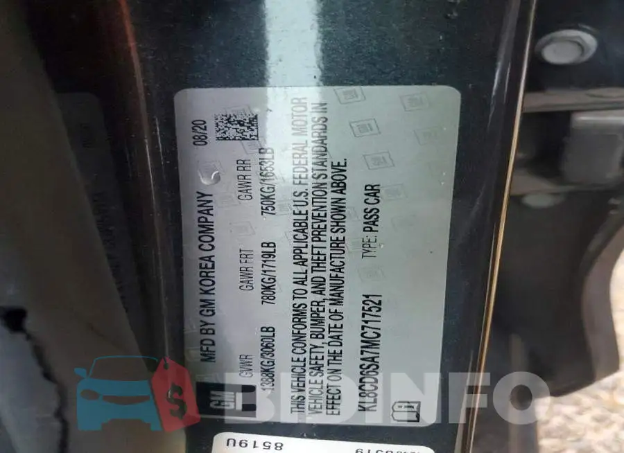 KL8CD6SA7MC717521 Photo# 12