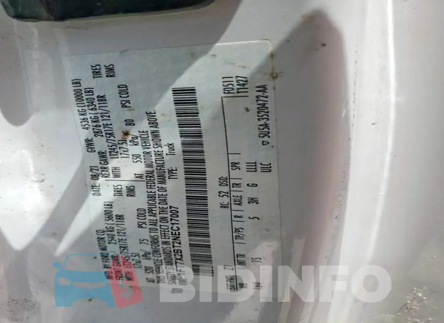 1FT7X2BT2NEC17007 Photo# 12