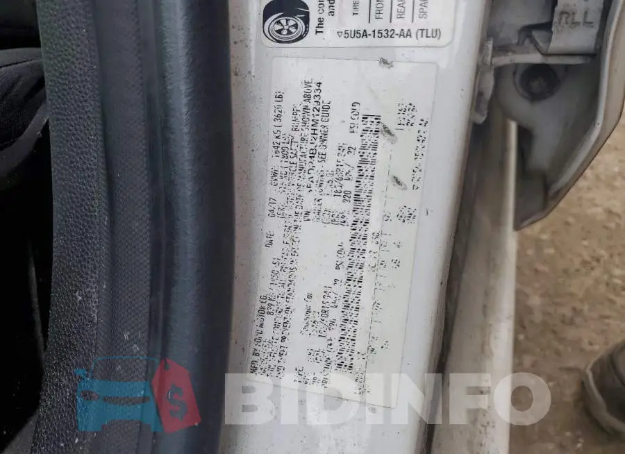 3FADP4BJ2HM129334 Photo# 12