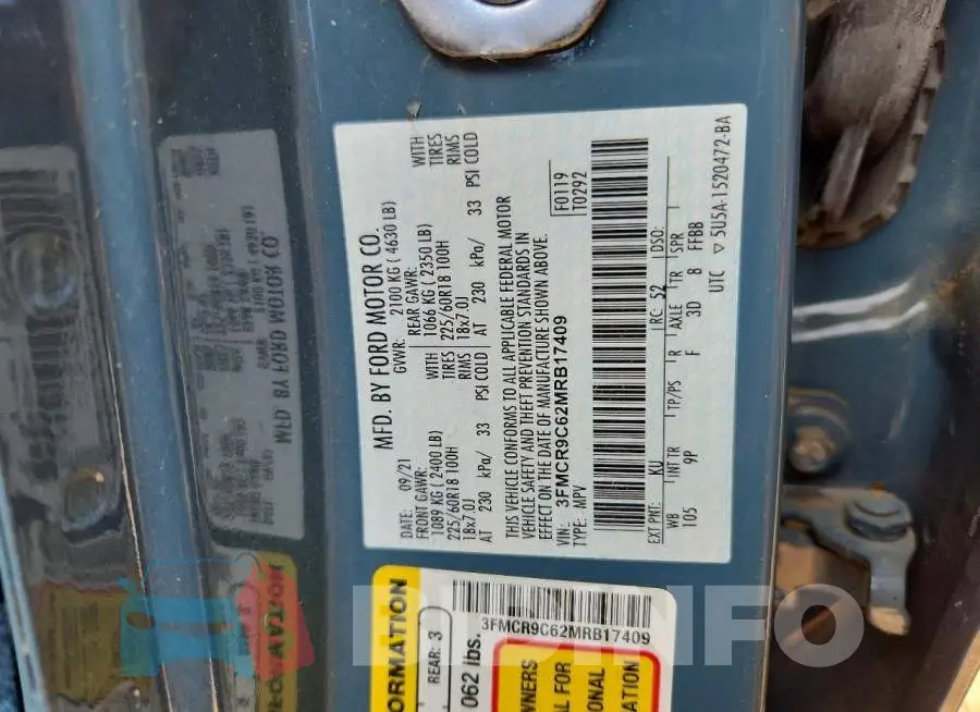 3FMCR9C62MRB17409 Photo# 13