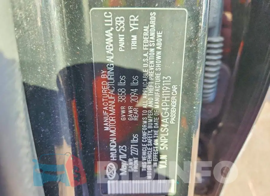 5NPLS4AG4PH119113 Photo# 12