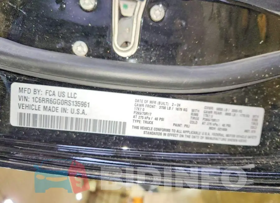 1C6RR6GG0RS135961 Photo# 12