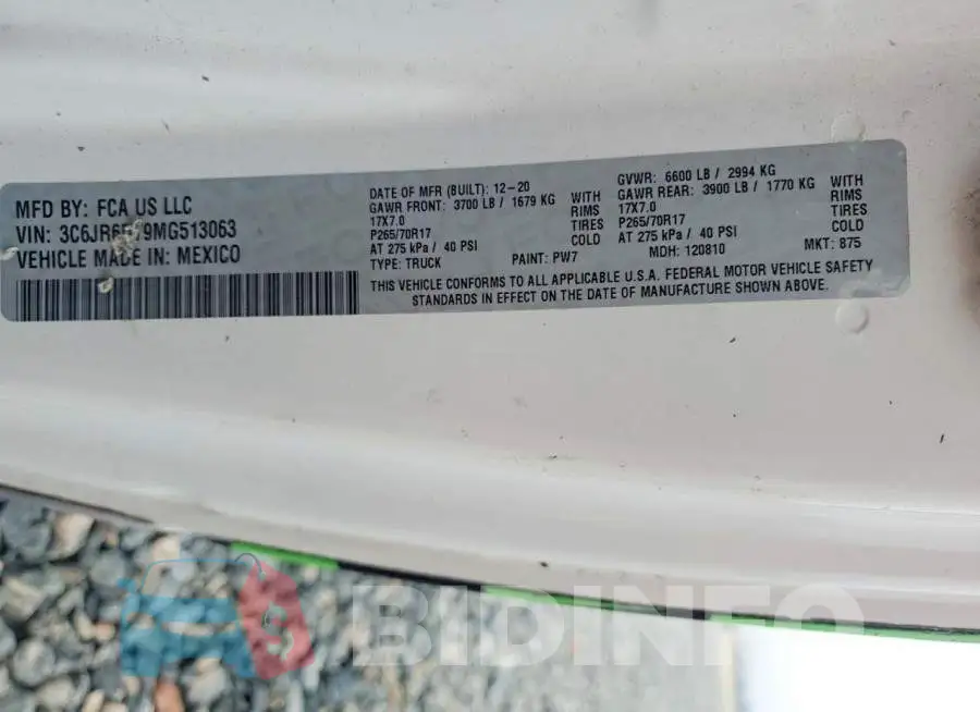 3C6JR6DT9MG513063 Photo# 12