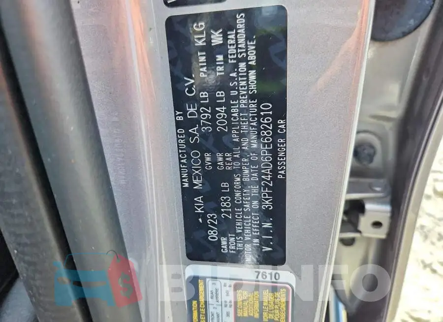 3KPF24AD6PE682610 Photo# 12