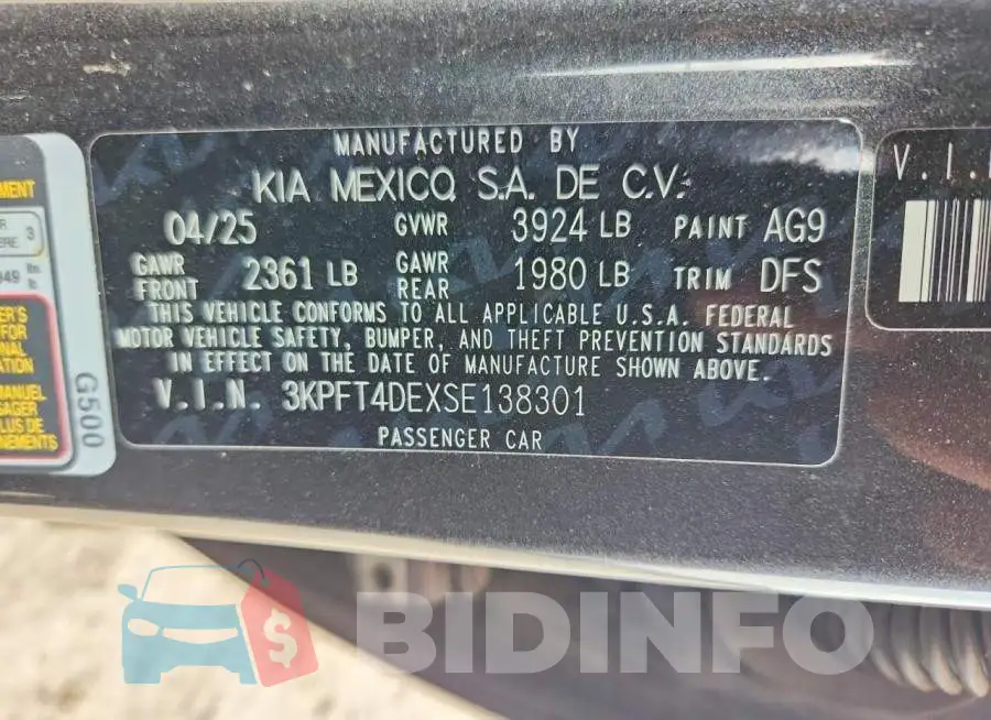 3KPFT4DEXSE138301 Photo# 12