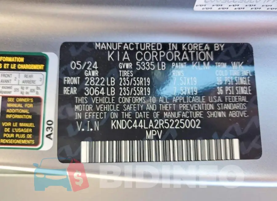 KNDC44LA2R5225002 Photo# 12