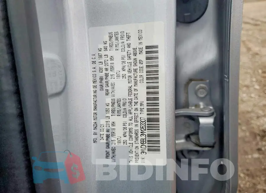3MVDMBBL3MM253307 Photo# 13