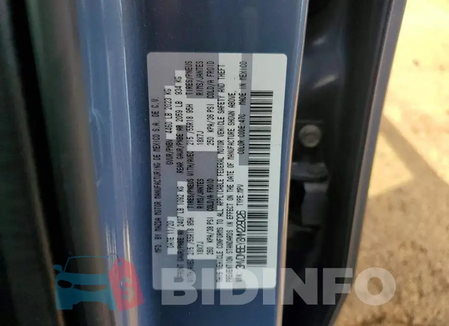 3MVDMBEY8MM229026 Photo# 12