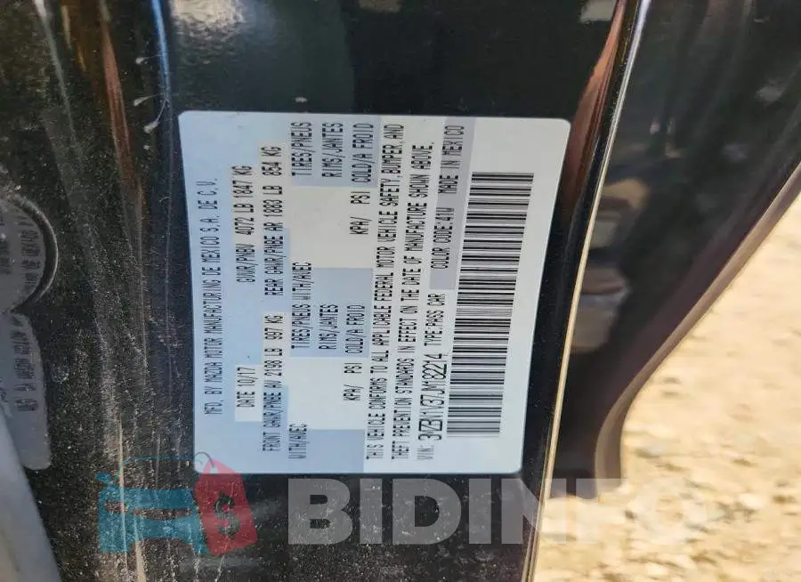 3MZBN1V37JM182214 Photo# 13