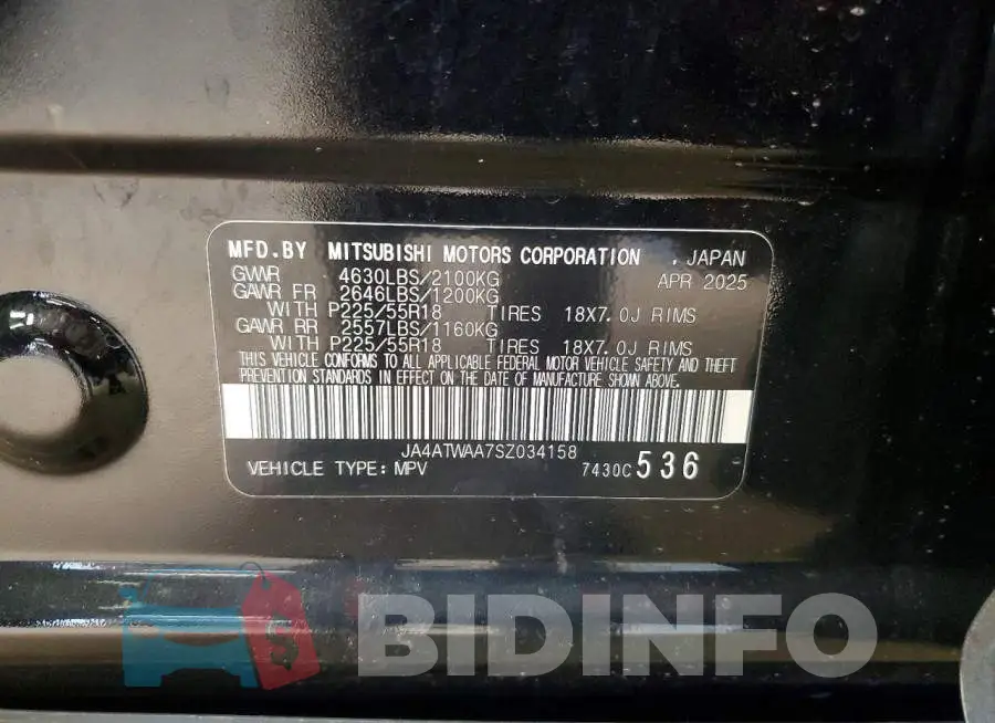 JA4ATWAA7SZ034158 Photo# 13
