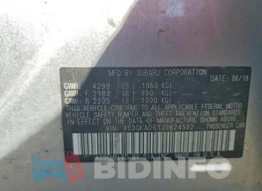 4S3GKAD61J3624502 Photo# 12