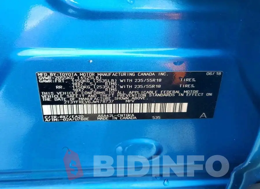2T3YFREV6JW478737 Photo# 14