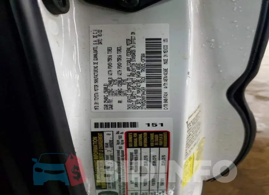 3TYRX5GNXNT044369 Photo# 12