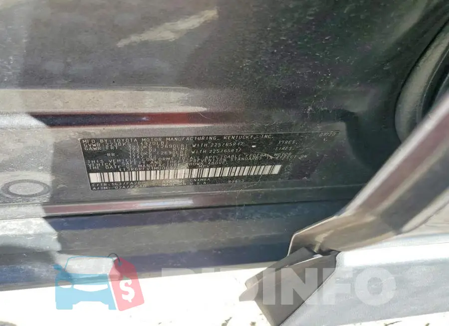 4T3R6RFV1MU009255 Photo# 12