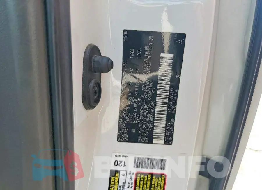 5TDYZ3DC6HS800695 Photo# 13