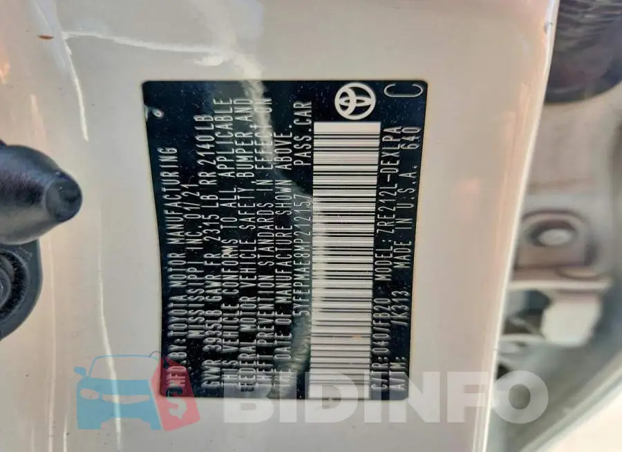 5YFEPMAE8MP212157 Photo# 13