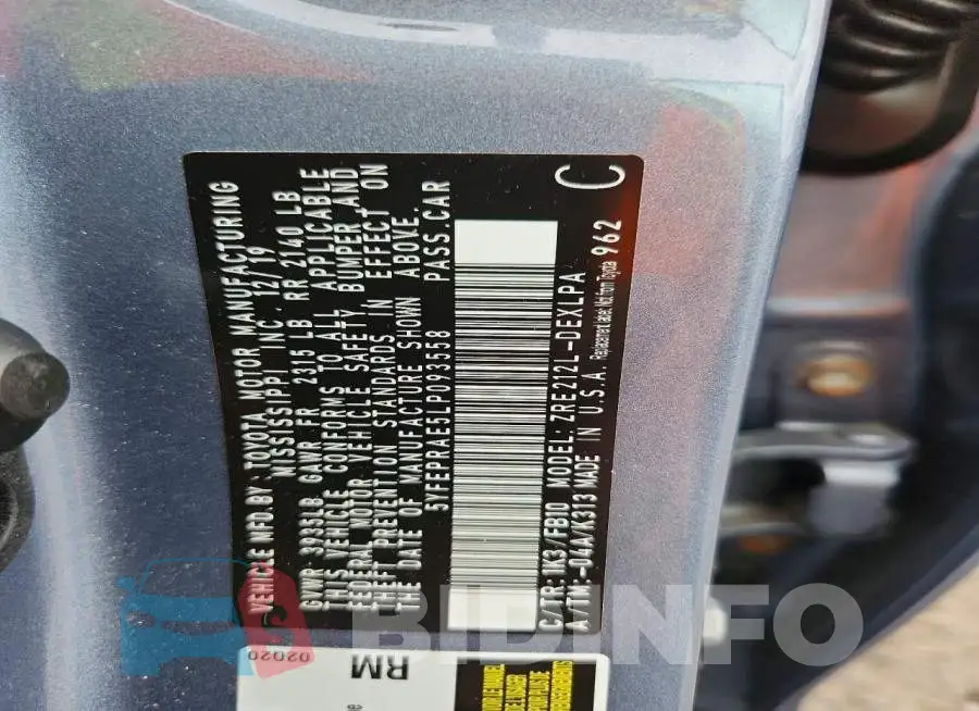 5YFEPRAE5LP093558 Photo# 13