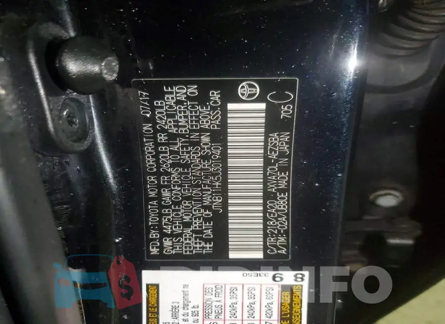 JTNB11HK5J3019401 Photo# 13