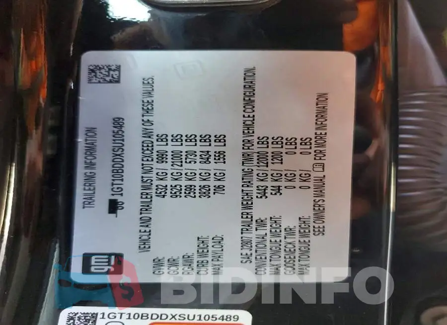 1GT10BDDXSU105489 Photo# 12