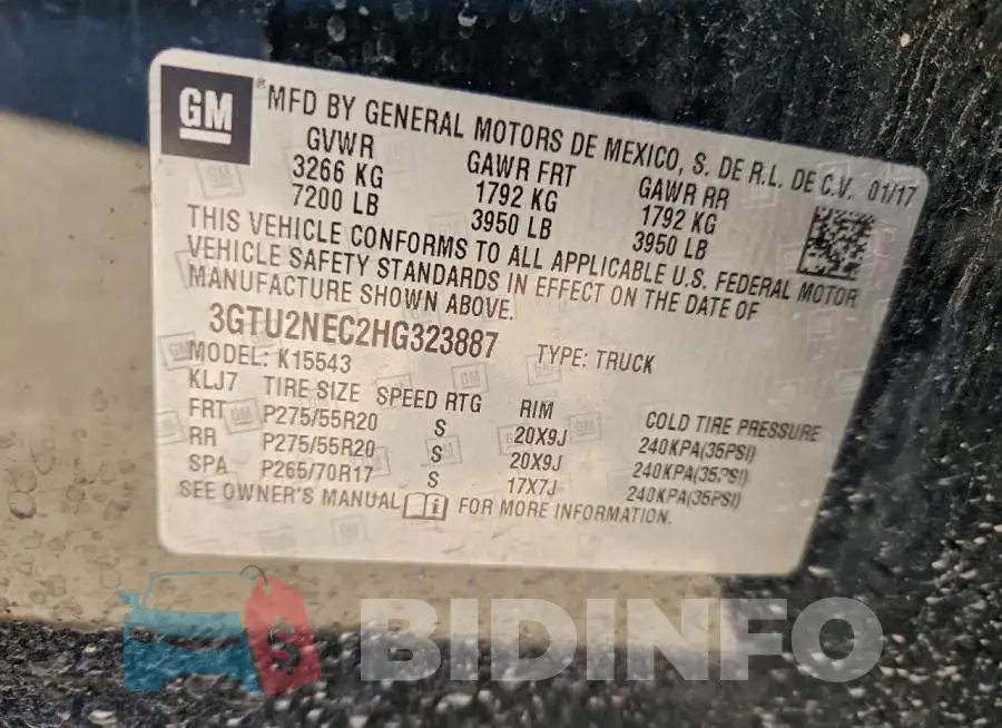 3GTU2NEC2HG323887 Photo# 12