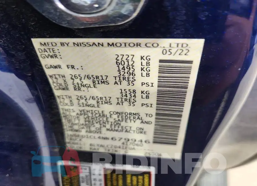 1N6ED1CL4NN679946 Photo# 12