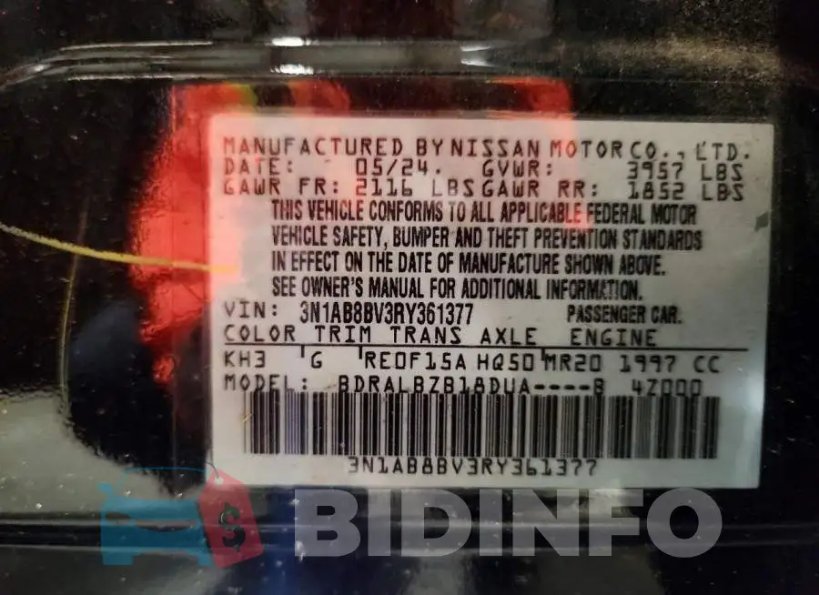 3N1AB8BV3RY361377 Photo# 12