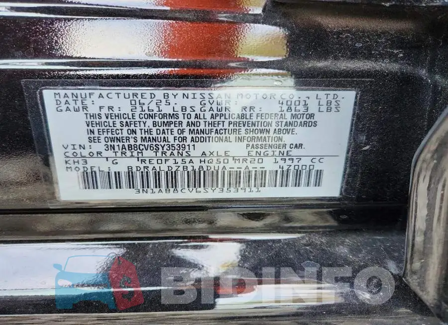 3N1AB8CV6SY353911 Photo# 12