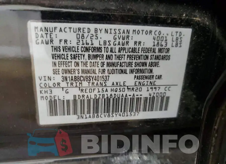 3N1AB8CV8SY401537 Photo# 12