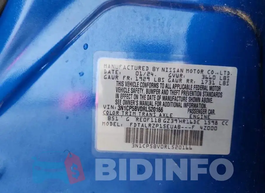 3N1CP5BV0RL520166 Photo# 13