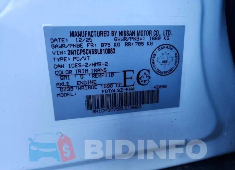 3N1CP5CV5SL510883 Photo# 13
