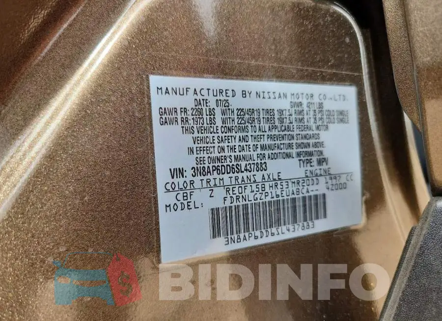 3N8AP6DD6SL437883 Photo# 14