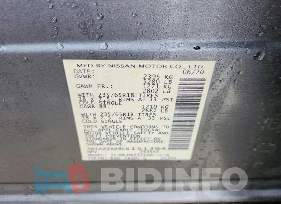 5N1AZ2AS9LN151394 Photo# 13