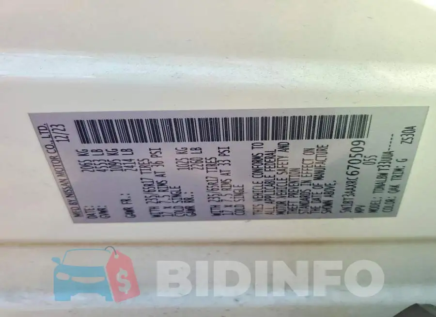 5N1BT3AAXRC670509 Photo# 14