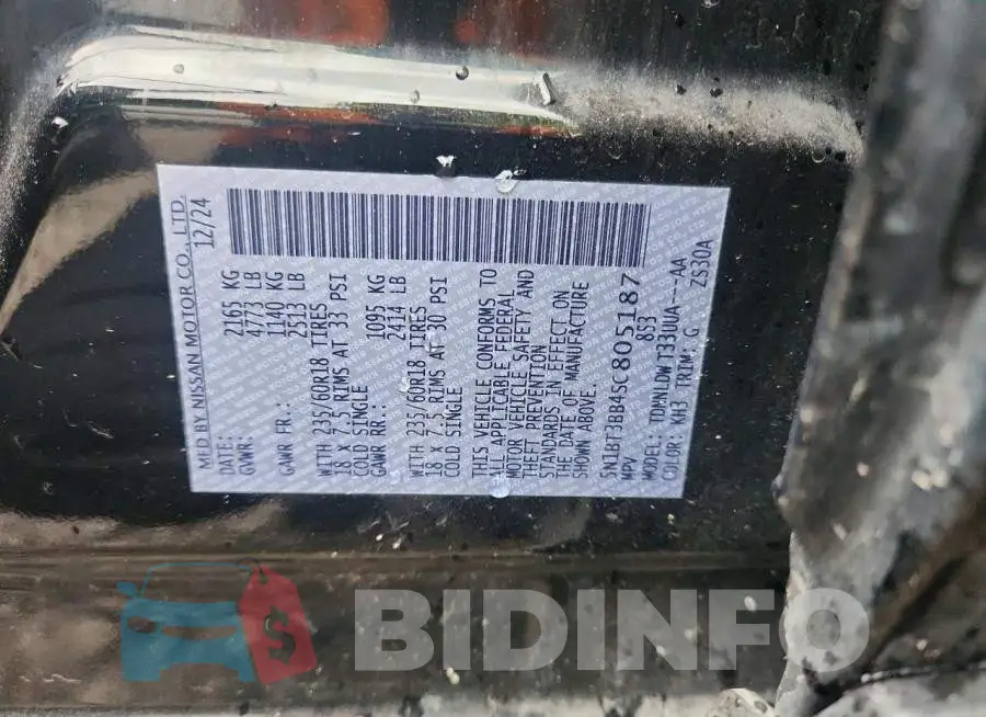 5N1BT3BB4SC805187 Photo# 13