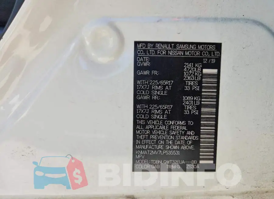 KNMAT2MV7LP535531 Photo# 14