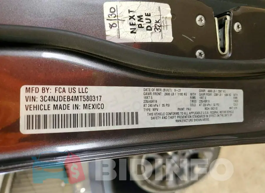 3C4NJDEB4MT580317 Photo# 13