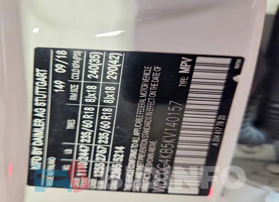 WDC0G4KB5KV140157 Photo# 12