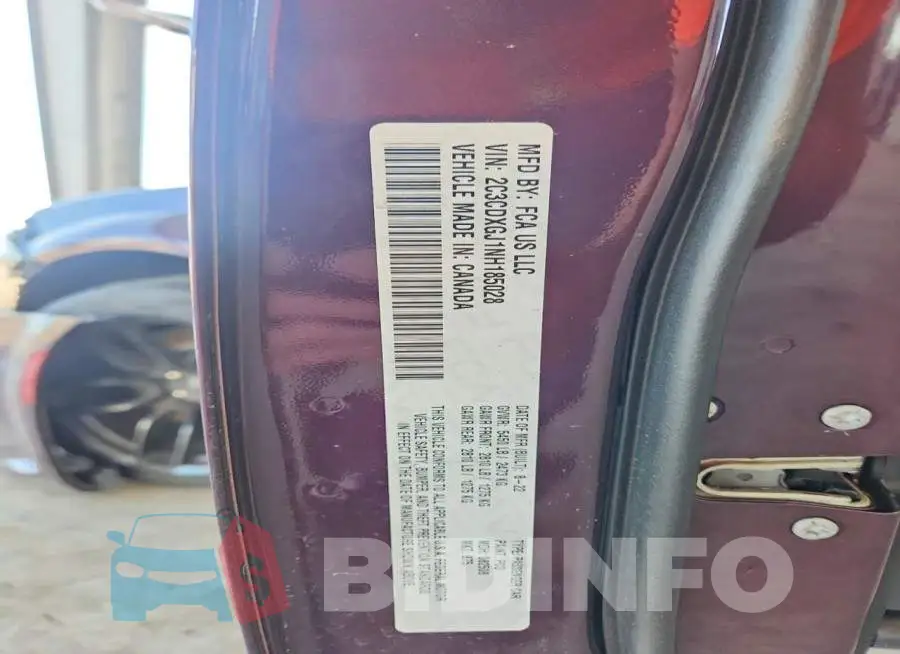 2C3CDXGJ1NH185028 Photo# 13