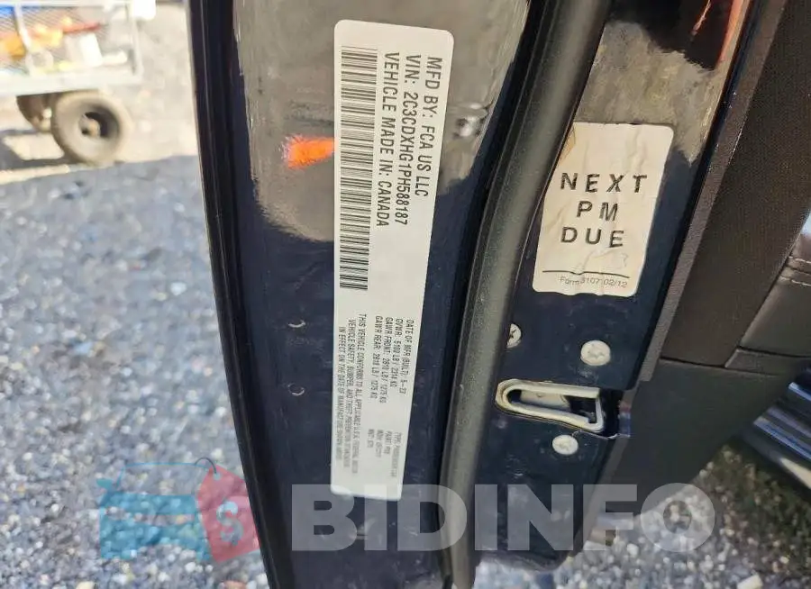 2C3CDXHG1PH588187 Photo# 12