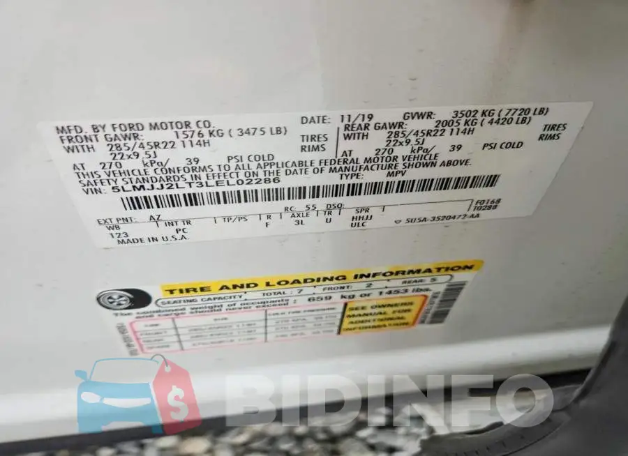 5LMJJ2LT3LEL02286 Photo# 14