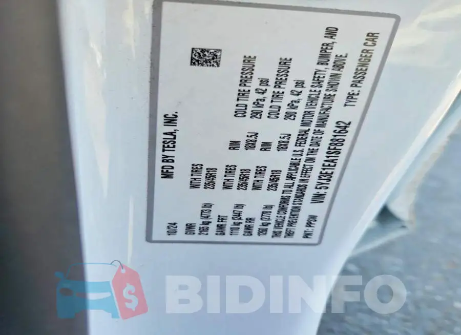 5YJ3E1EA1SF881642 Photo# 12