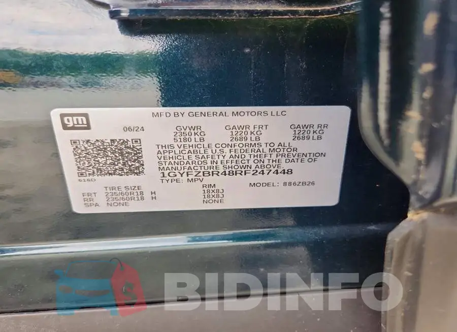 1GYFZBR48RF247448 Photo# 13
