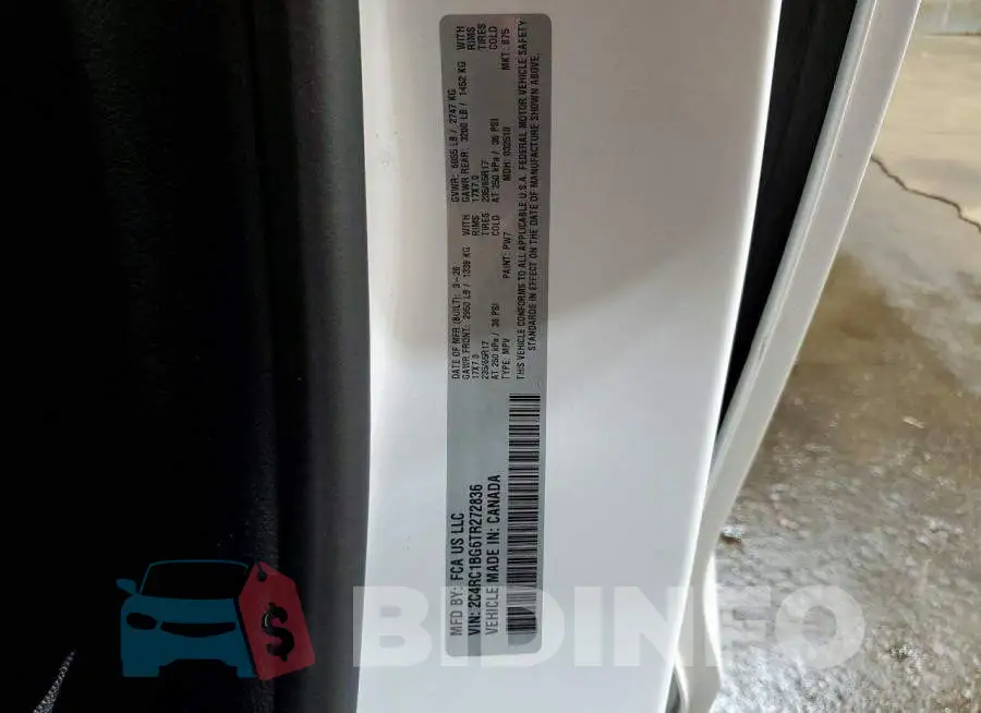 2C4RC1BG6TR272836 Photo# 13